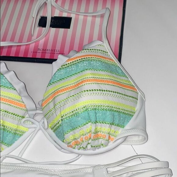 🔥VICTORIA SECRET BIKINI SET 2pc 34C push-up //Small New #8 - Picture 7 of 7